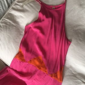 Gypsy Junkies pink midi dress